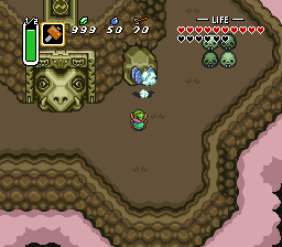 4 blue rupees in its paw
