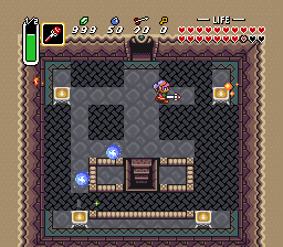 Quickly to the top door
