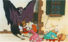 Prince and evil wizard